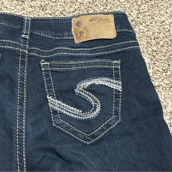 Silver Jeans- Womens Size 29x23- Tuesday Low Capri - Dark Denim Wash! - Picture 12 of 13